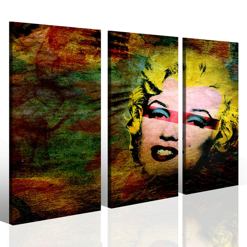 Quadri pop art Marilyn Monroe pop art II arredo casa stampa tela canvas cinema