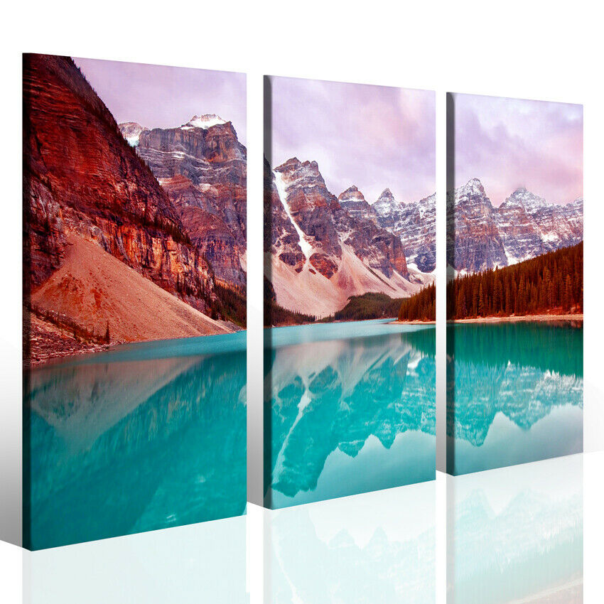 Quadro Mountain liking paesaggio stampe su tela casa arte design lago
