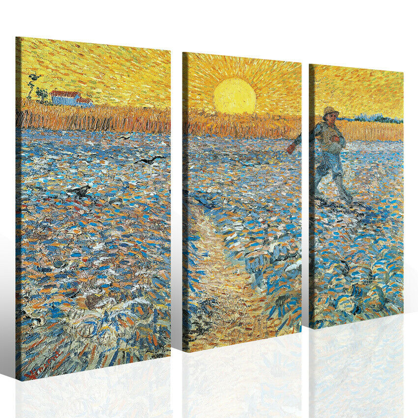Quadro Vincent van Gogh Il seminatore stampa su tela riproduzione famosa